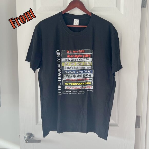 Brand New The Tragically Hip 'Celebrating 10 Albums' Size XL T-Shirt! - Picture 1 of 16